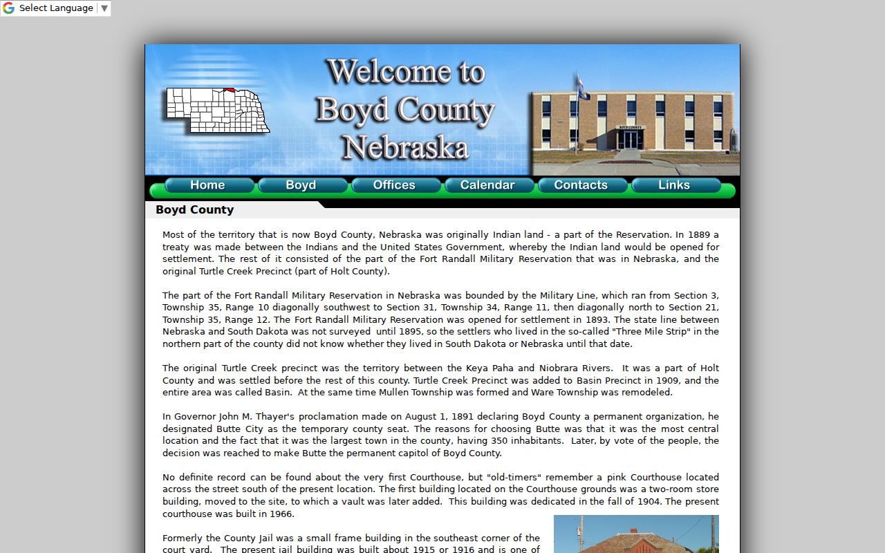 Boyd County criminal history and former jail account