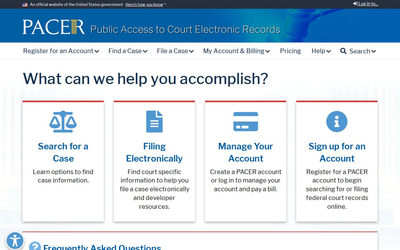 Lynch criminal records federal court access through PACER